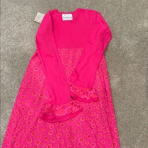 Long Sleeve Kids Dress
Hot Pink 10yrs
Ruby Red 7yrs